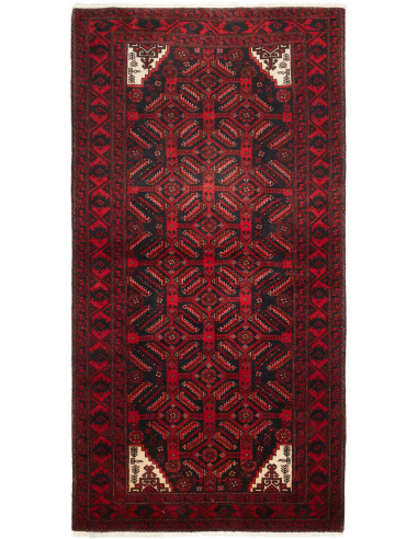 Baluch Persia grigio ardesia scuro e marrone 97x192