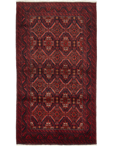 Baluch Persia grigio ardesia scuro e marrone 107x189