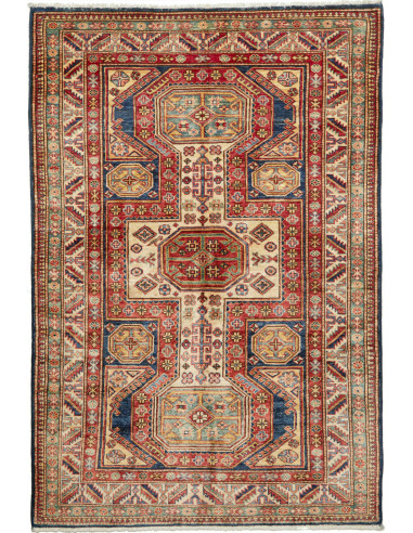 Kazak Fine Pakistan marrone rosato e marrone rosato 118x178