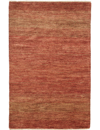 Gabbeh Moderno Pakistan terra di siena e salmone scuro 122x192