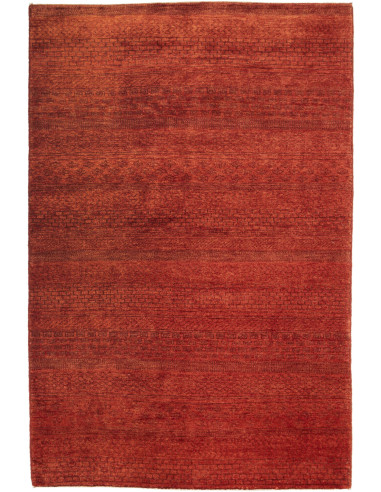 Gabbeh Fine Pakistan marrone e marrone 123x187