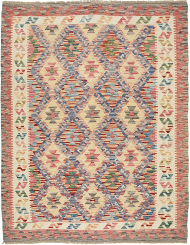 Kilim Pakistan abbronzatura e grigio 153x197