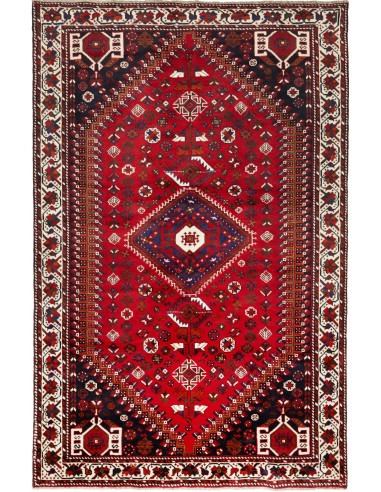 Shiraz Persia marrone e grigio chiaro 162x252