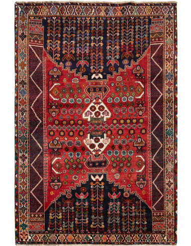 Shiraz Persia grigio ardesia scuro e argento 170x255