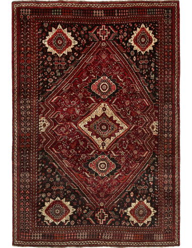 Shiraz Persia nero e abbronzatura 168x248