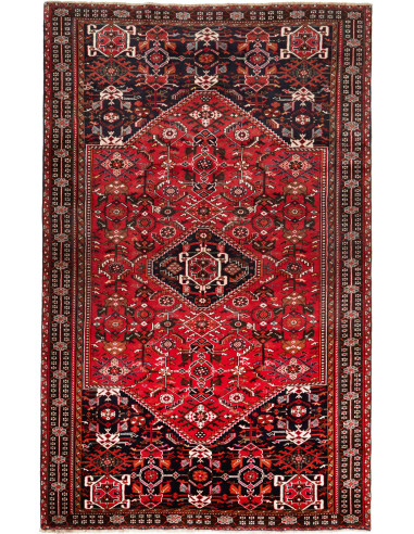 Shiraz Persia grigio ardesia scuro e grano 163x258