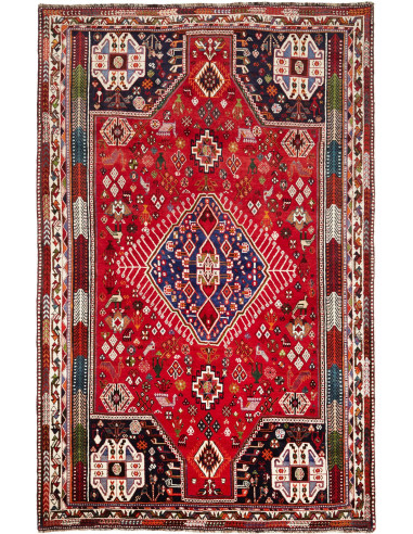 Shiraz Fine Persia marrone e grigio chiaro 175x275