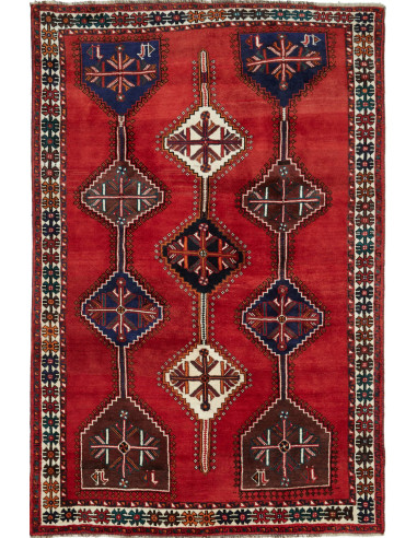 Shiraz Persia marrone e argento 165x252