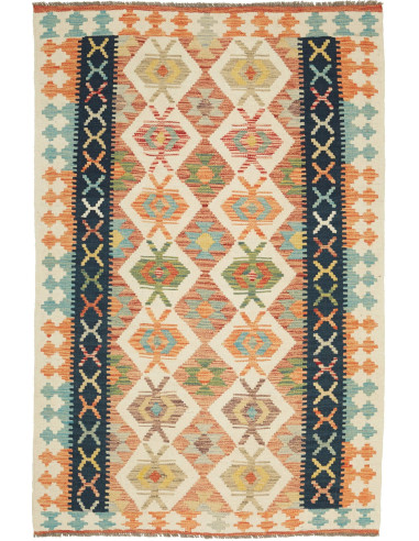 Kilim Pakistan abbronzatura e grigio ardesia scuro 119x182