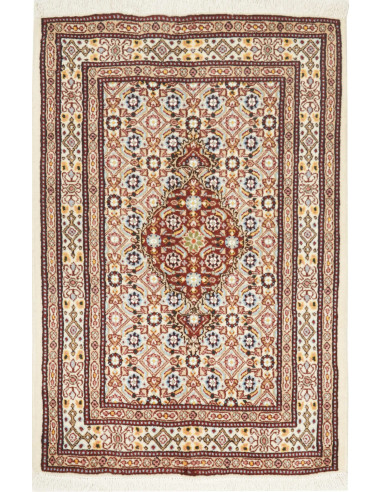 Moud Persia argento e marrone sella 61x91