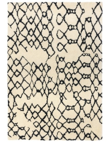 tappeto orientale Amira AM07 bianco e nero