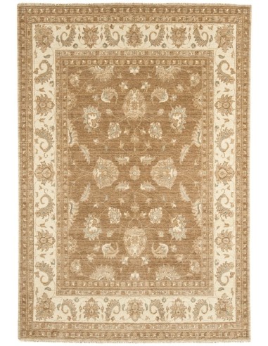 tappeto orientale Chobi 6 passatoia bianco/beige/tortora