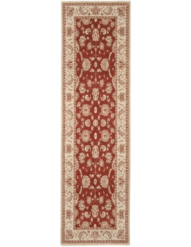 tappeto orientale Chobi 8 passatoia rosso/arancio/bordeaux
