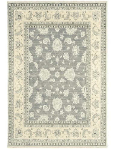 tappeto orientale Chobi 9 grigio/nero/antracite