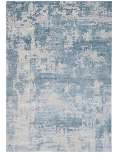 tappeto design Astral As04 Blue con cuscino gemello blu/azzurro
