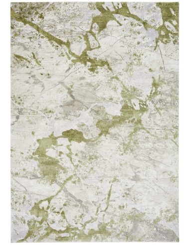 tappeto design Astral As08 Green con cuscino gemello verde/oliva