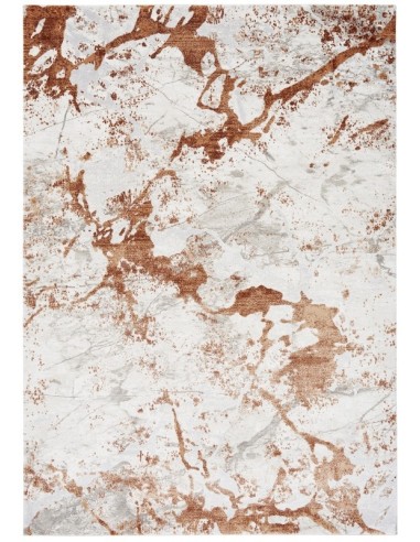 tappeto design Astral As10 Terracotta con cuscino gemello rosso/arancio/bordeaux