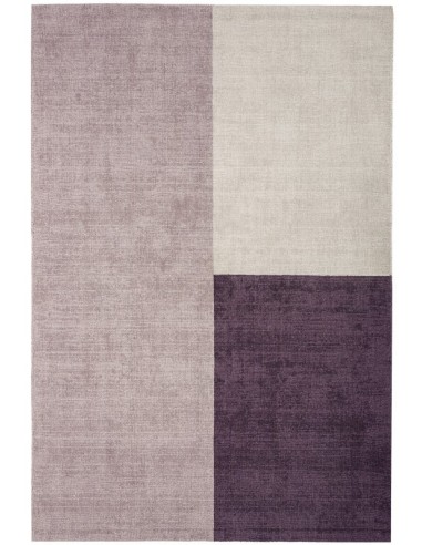 tappeto design Blox Heather con cuscino gemello viola/lilla/rosa