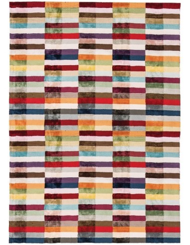 tappeto design Deco Multi con cuscino gemello multicolor