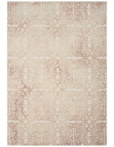 tappeto design Fresco Nude con cuscino gemello bianco/beige/tortora