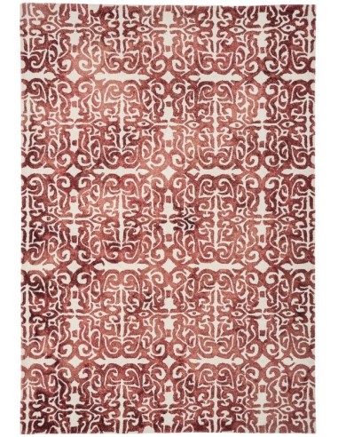 tappeto design Fresco Red con cuscino gemello rosso/arancio/bordeaux