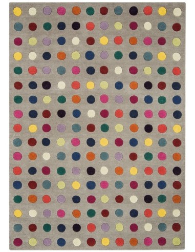 tappeto design Funk 07 Spotty Passatoia con cuscino gemello multicolor
