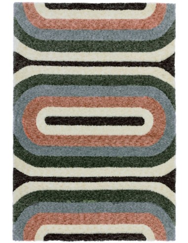 tappeto design Gala Ga05 Pink Oval con cuscino gemello viola/lilla/rosa