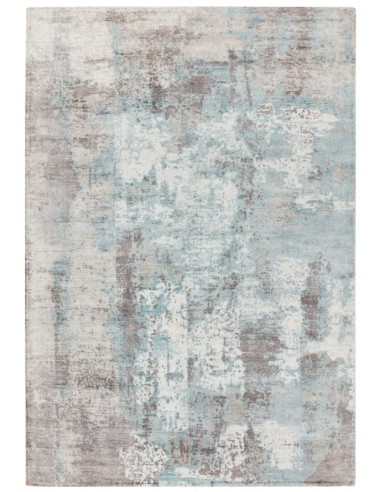 tappeto design Gatsby Blue con cuscino gemello blu/azzurro