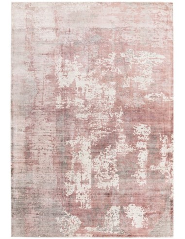 tappeto design Gatsby Blush con cuscino gemello viola/lilla/rosa