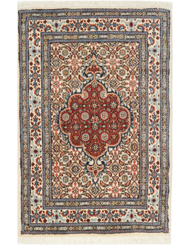Moud Persia marrone rosato e grigio ardesia scuro 57x89