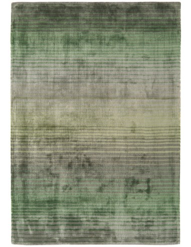 tappeto design Holborn Green con cuscino gemello verde/oliva