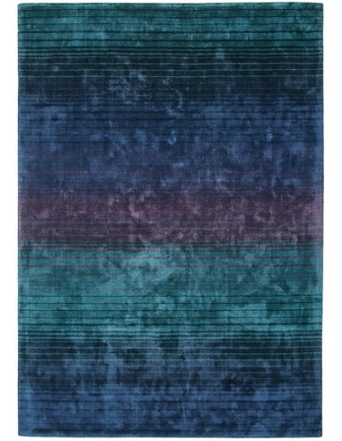 tappeto design Holborn Indigo con cuscino gemello blu/azzurro