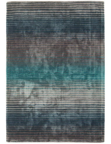 tappeto design Holborn Turquoise con cuscino gemello blu/azzurro