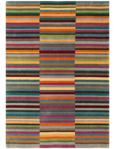 tappeto design Jacob Multi con cuscino gemello multicolor