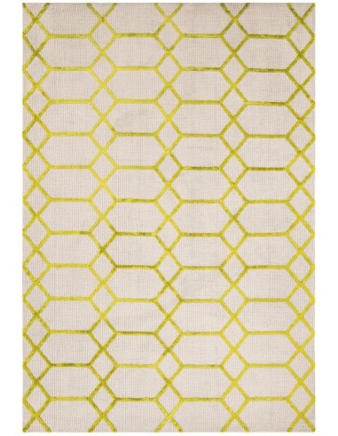 tappeto design Koko Fennel con cuscino gemello verde/oliva