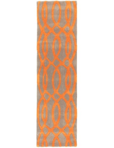 tappeto design Matrix 37 Wire Orange Passatoia con cuscino gemello rosso/arancio/bordeaux