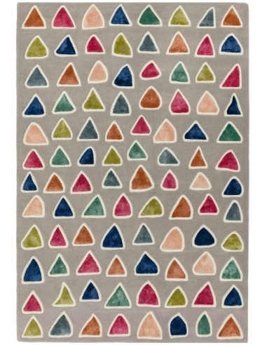 tappeto design Matrix 71 Trinity Multi con cuscino gemello multicolor