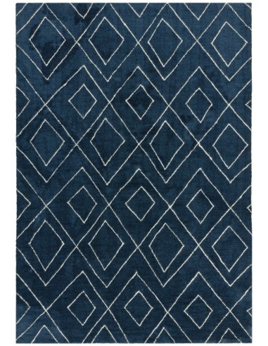 tappeto design Nomad Nm02 Blue con cuscino gemello blu/azzurro