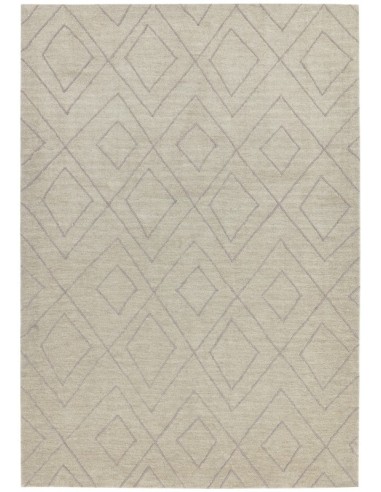 tappeto design Nomad Nm03 Natural con cuscino gemello bianco/beige/tortora