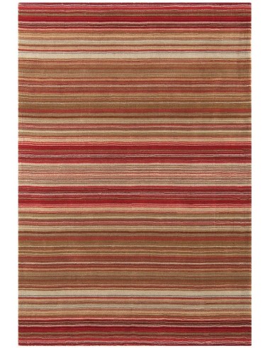 tappeto design Pimlico Red con cuscino gemello rosso/arancio/bordeaux