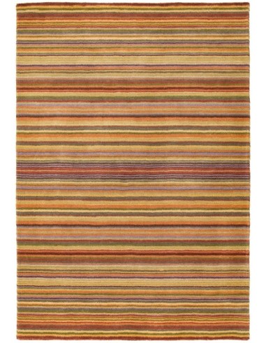 tappeto design Pimlico Spice con cuscino gemello rosso/arancio/bordeaux