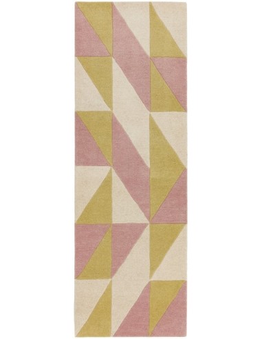 tappeto design Reef Rf06 Flag Pink Passatoia con cuscino gemello viola/lilla/rosa