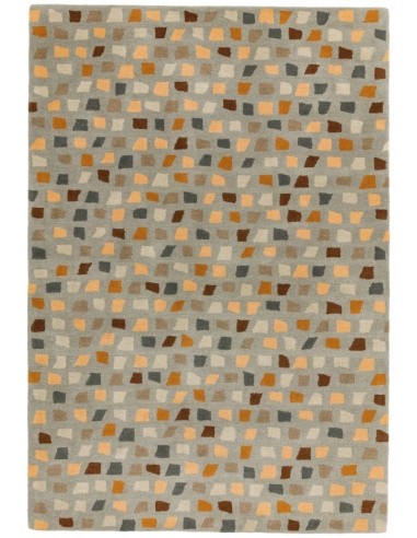 tappeto design Reef Rf07 Pixel Grey Multi con cuscino gemello multicolor
