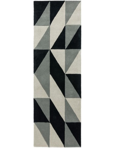 tappeto design Reef Rf08 Flag Grey Passatoia con cuscino gemello grigio/nero/antracite