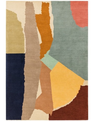tappeto design Reef Rf14 Abstract Multi con cuscino gemello multicolor