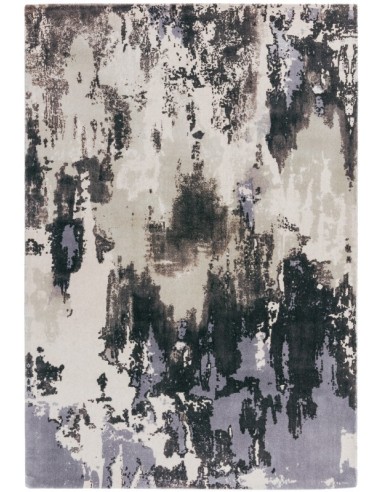 tappeto design Saturn Heather con cuscino gemello viola/lilla/rosa