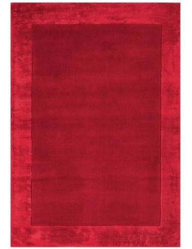 tappeto tinta unita Ascot Red rosso/arancio/bordeaux
