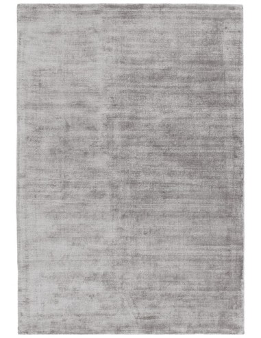 tappeto tinta unita Blade Silver grigio/nero/antracite