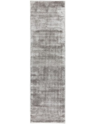 tappeto tinta unita Blade Silver passatoia grigio/nero/antracite