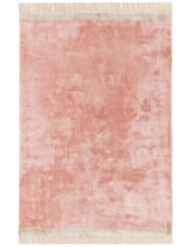 tappeto tinta unita Elgin Pink- Silver Border viola/lilla/rosa